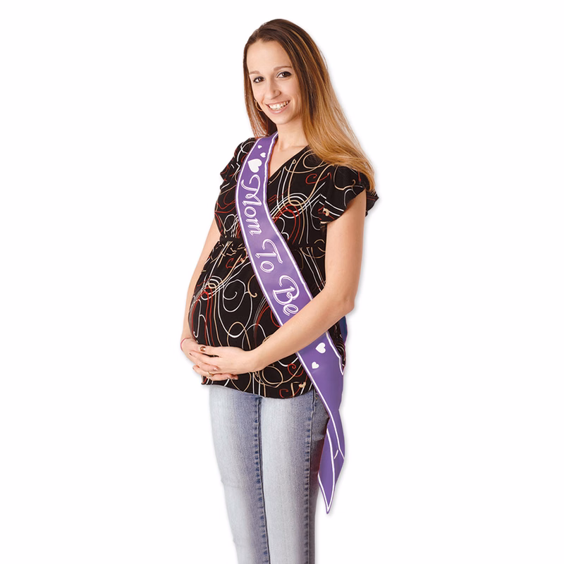 Mom To Be Satin Sash