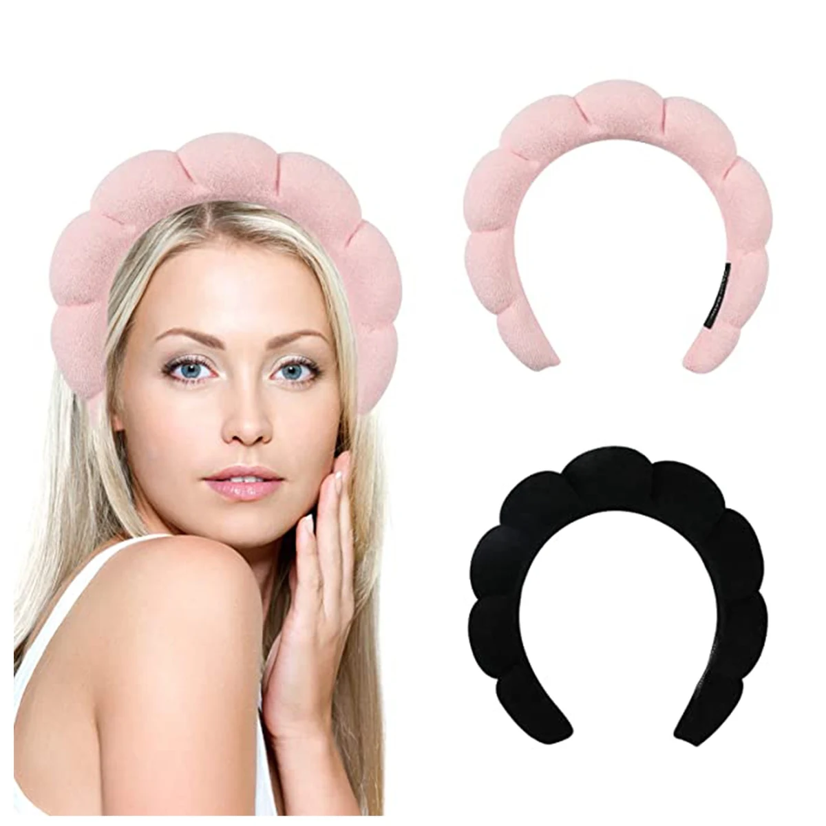 15 3/4" x 19 11/16" Spa Headbands for Women 1