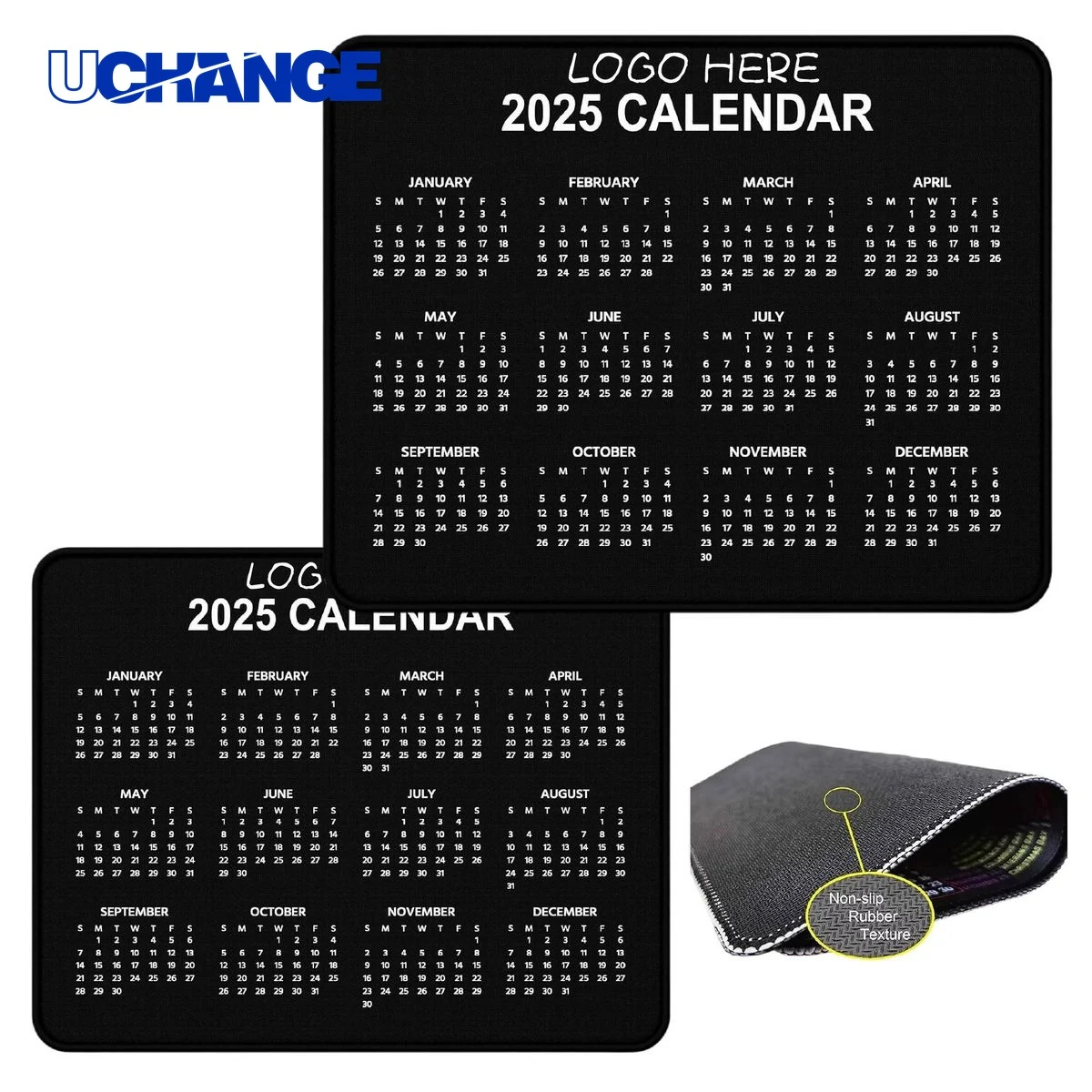 Hard Surface Calendar Mouse Pad Mat for Organization 1