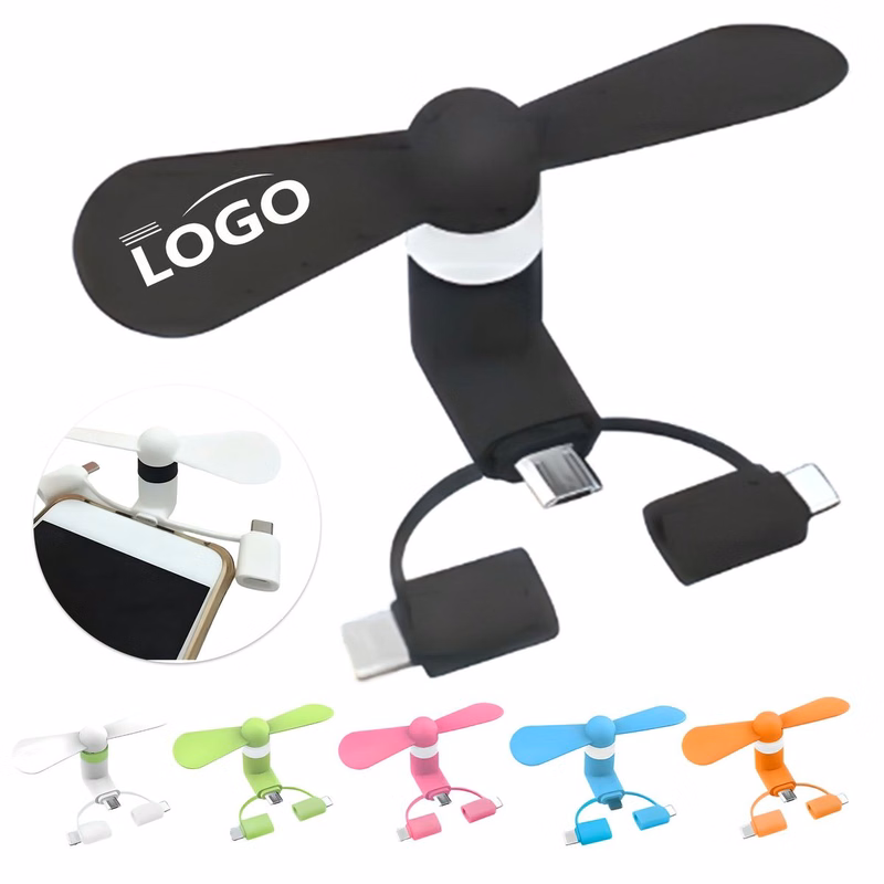 MOQ 10 3-in-1 Phone Fan