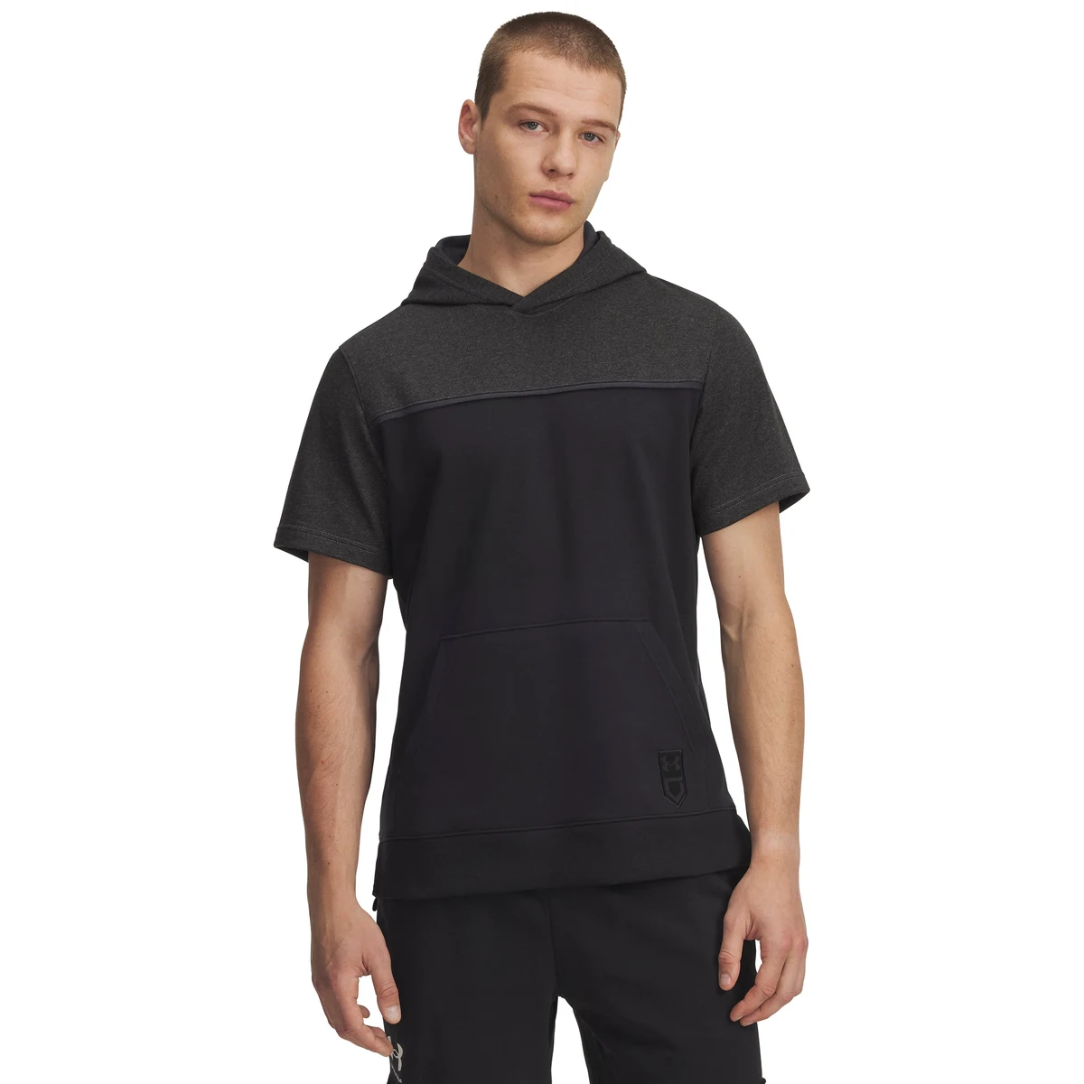 UA Utility Men's Short Sleeve Hoodie, custom hoodie or sweatshirt with logo imprint 1