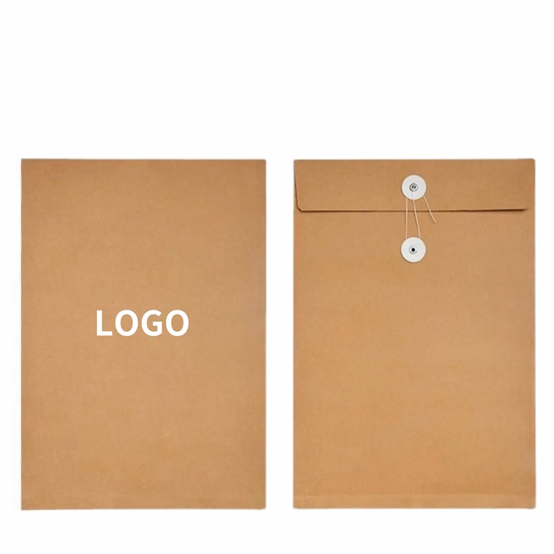 Kraft Paper File Bag Document Holder