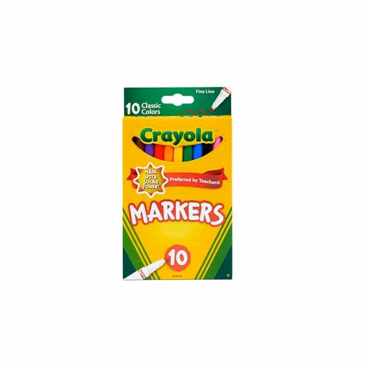 Crayola Fine Tip Markers - 10 Count