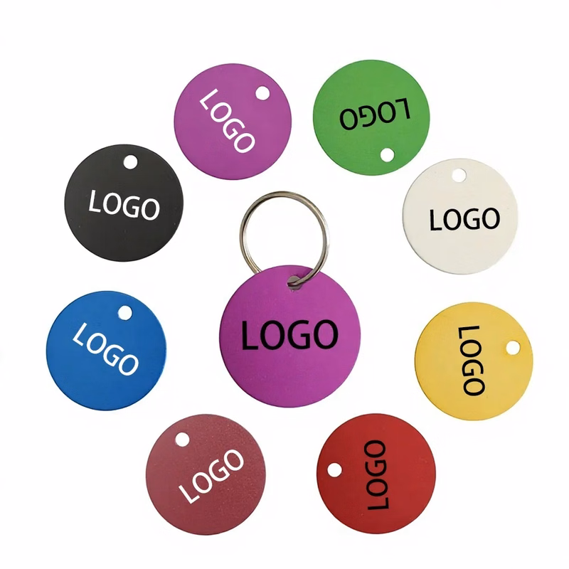 Round Blank Keychain Pendant
