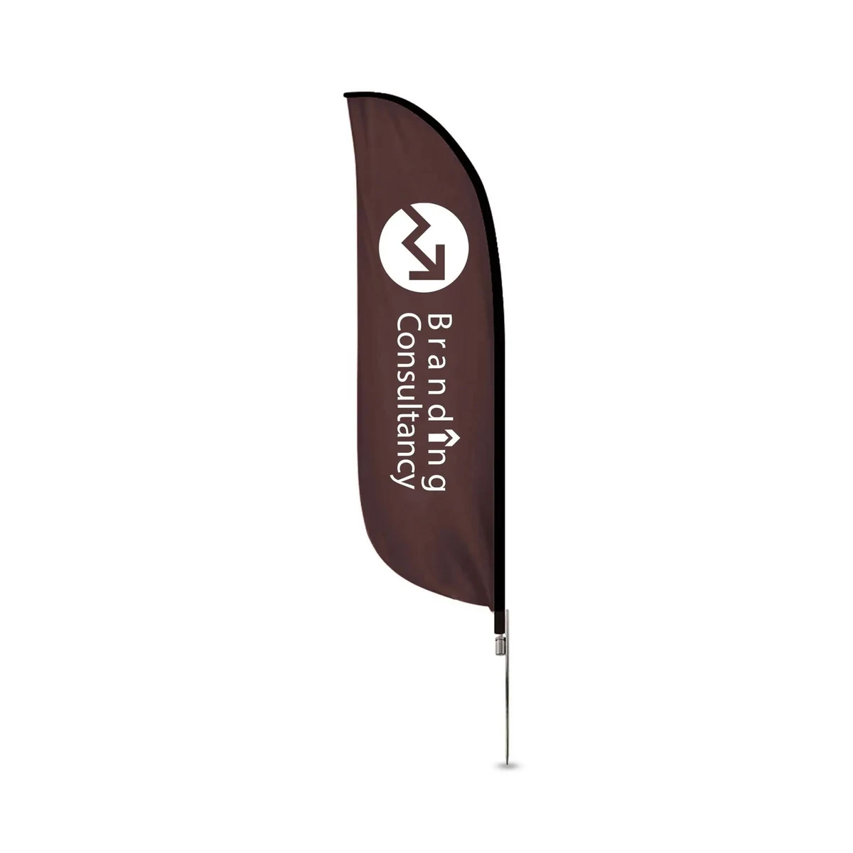 11.5 ft feather flag package - single side/spike base 1