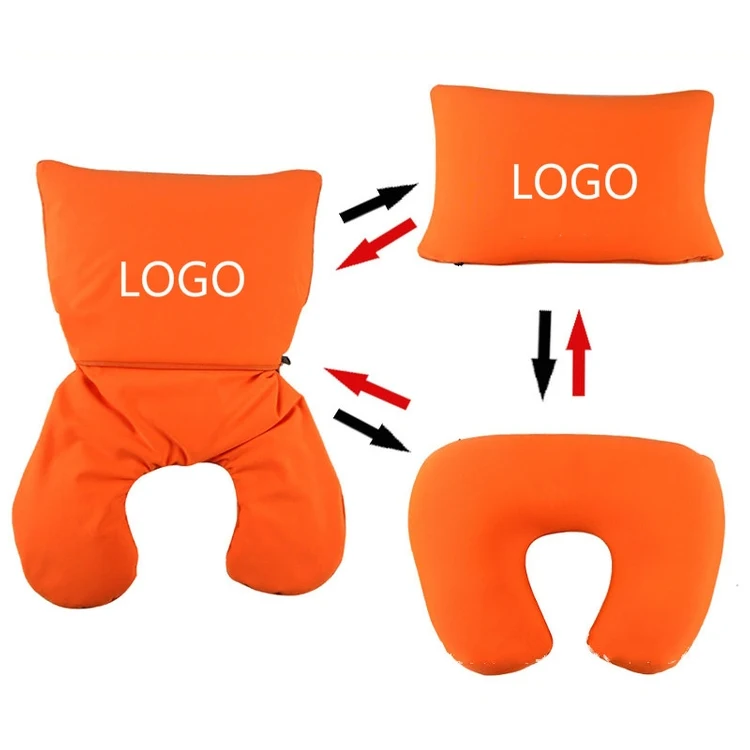 2 in 1 Soft U-Shaped Travel Pillow 1