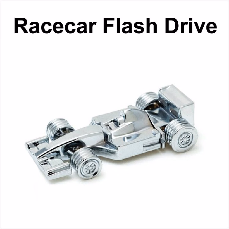 Race Car Flash Drive / USB - 16 GB Memory