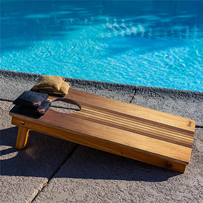 1' x 2' Compact Travel Cornhole Boards 1