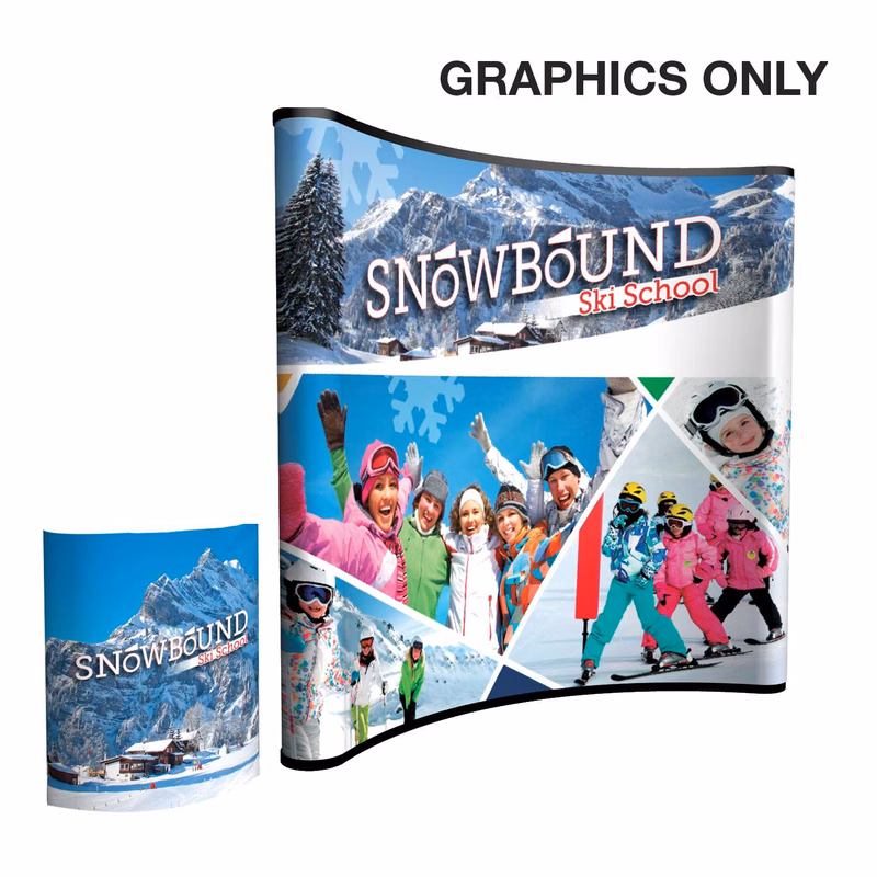 9-Quad Curved InterChange Graphic Panels (Mural)