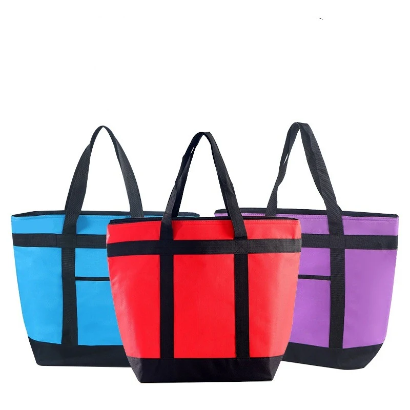 Large Capacity Insulated Cooler Tote Bag 1