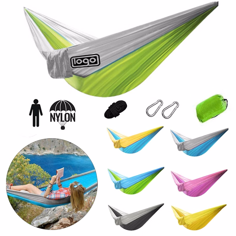 One Person Portable Hammock with Tree Strap