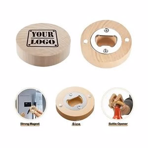 Wooden Magnet Bottle Opener