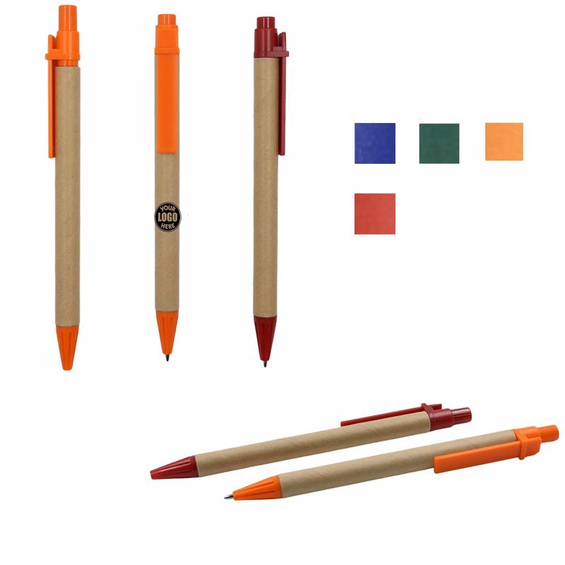 Kraft Paper Click Ballpoint Pen