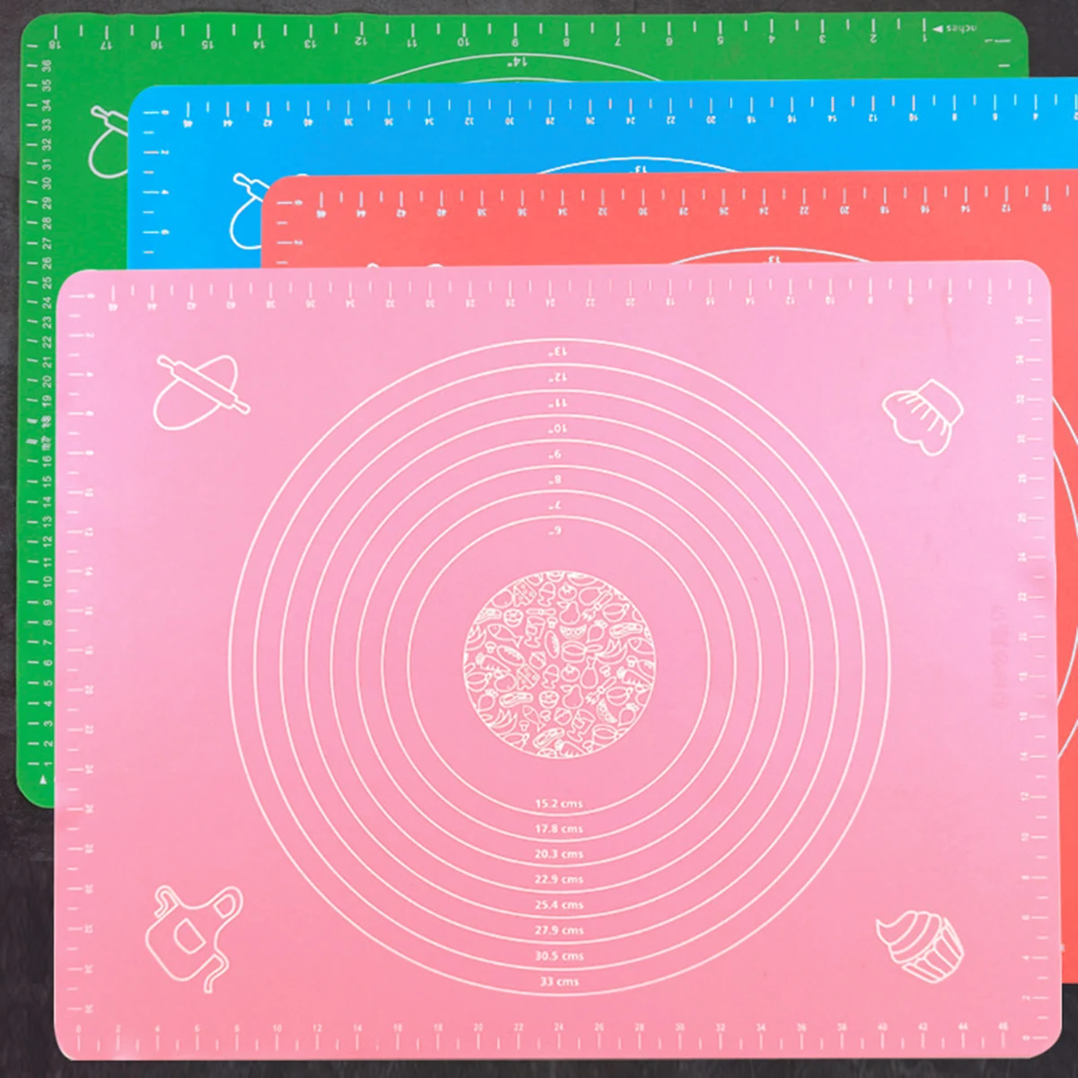 Sillicone Pastry Baking Mat Board 1