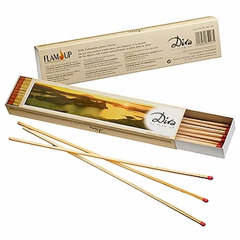Showcase Fireplace & BBQ Matchbox 40 Matchsticks (11-inch)