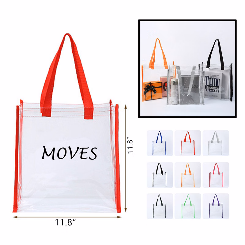 PVC Transparent Plastic Handbag