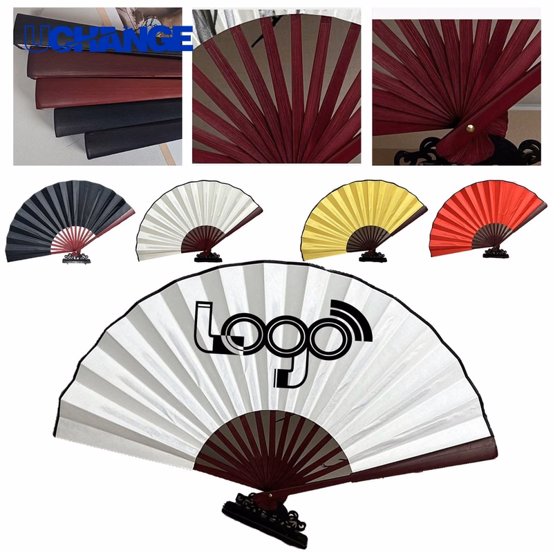 Blank Silk Folding Fan for Custom Designs and Promotions