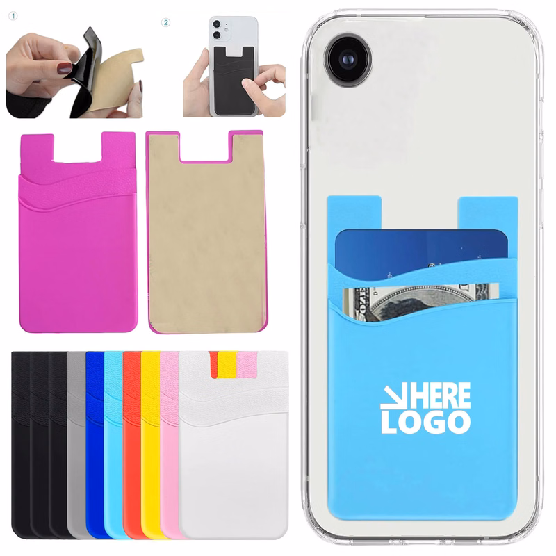 Phone Stick on Double Wallet