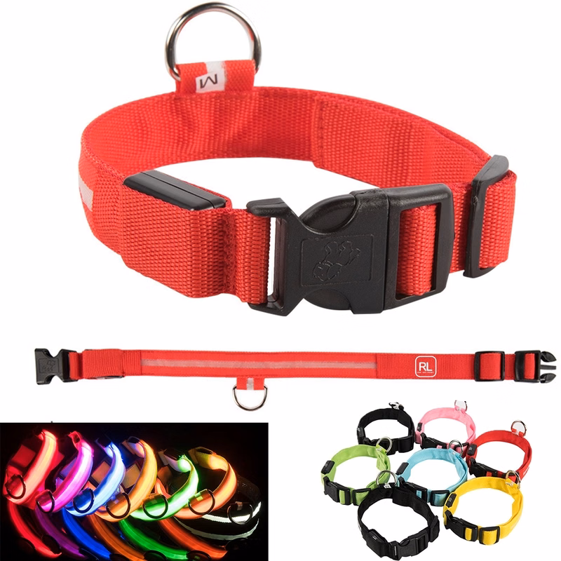 Rechargeable Glowing Pet Safety Collar