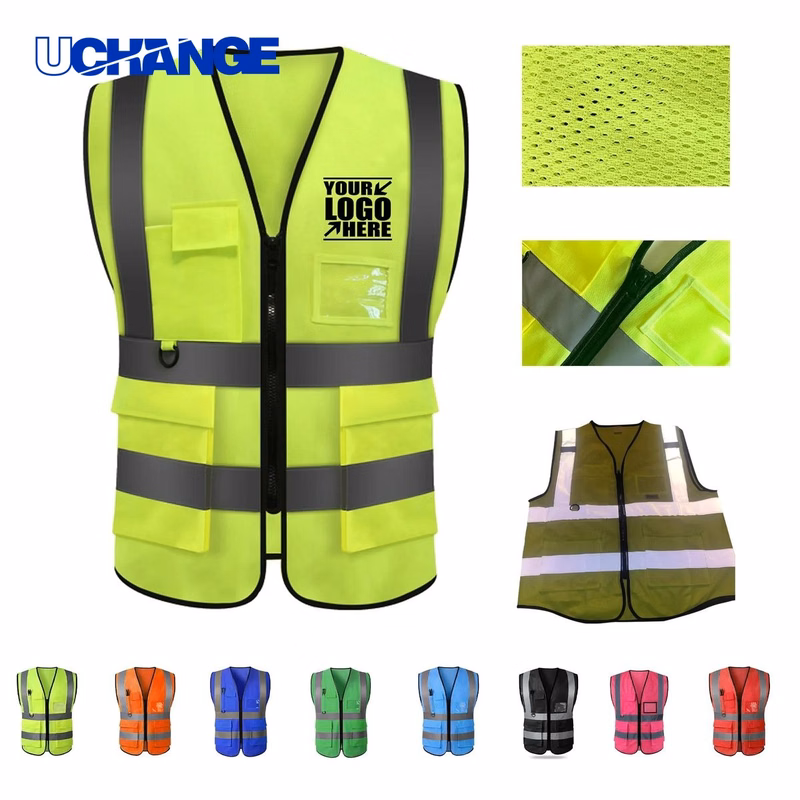 5-Pocket High Visibility Reflective Safety Vest