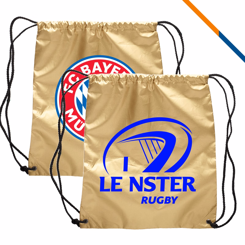Shiny Drawstring Backpacks