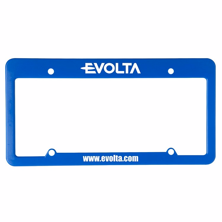 License Plate Frame w/ 4 Holes & Straight Top