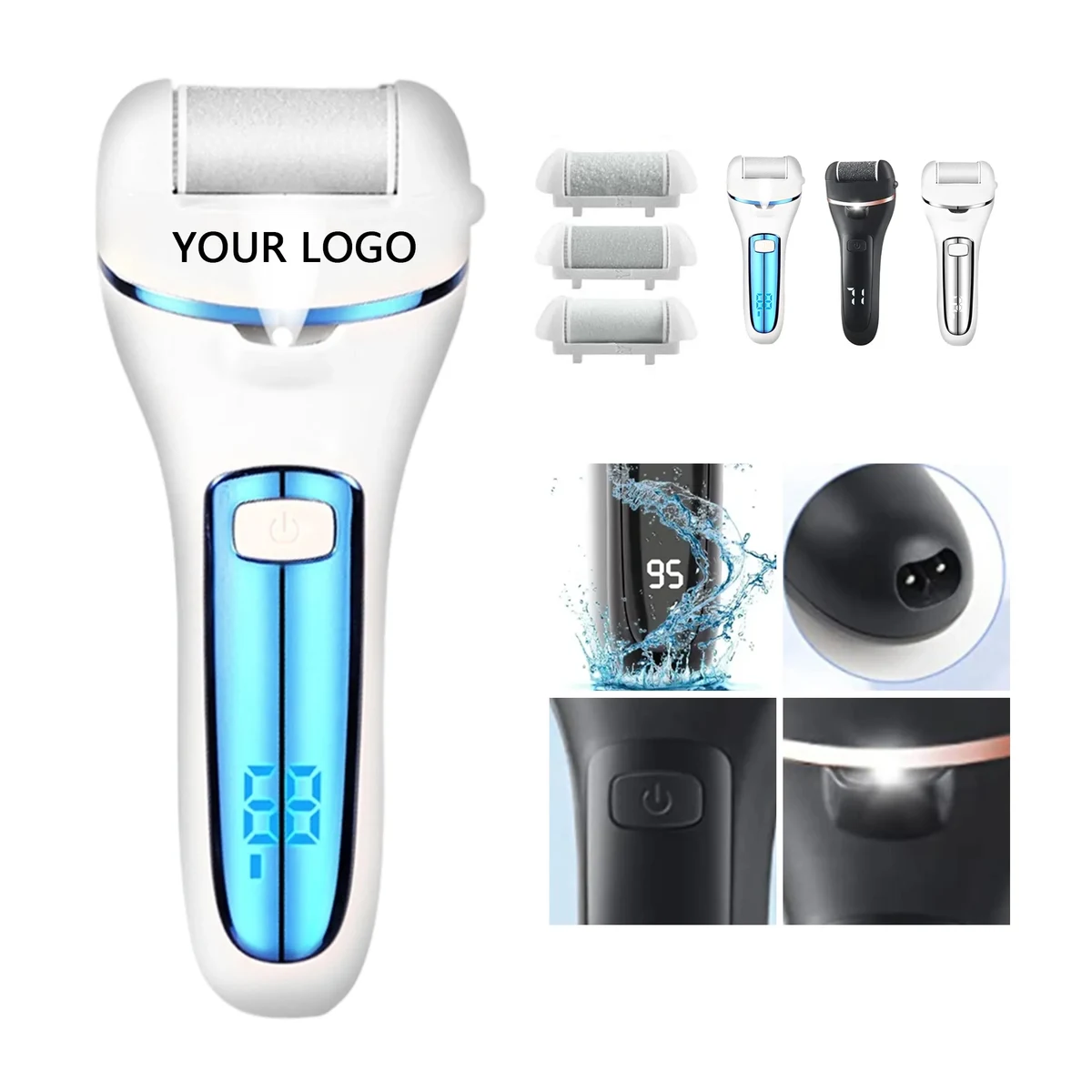 Smart Foot Grinder with Dual Speed and LCD Display 1