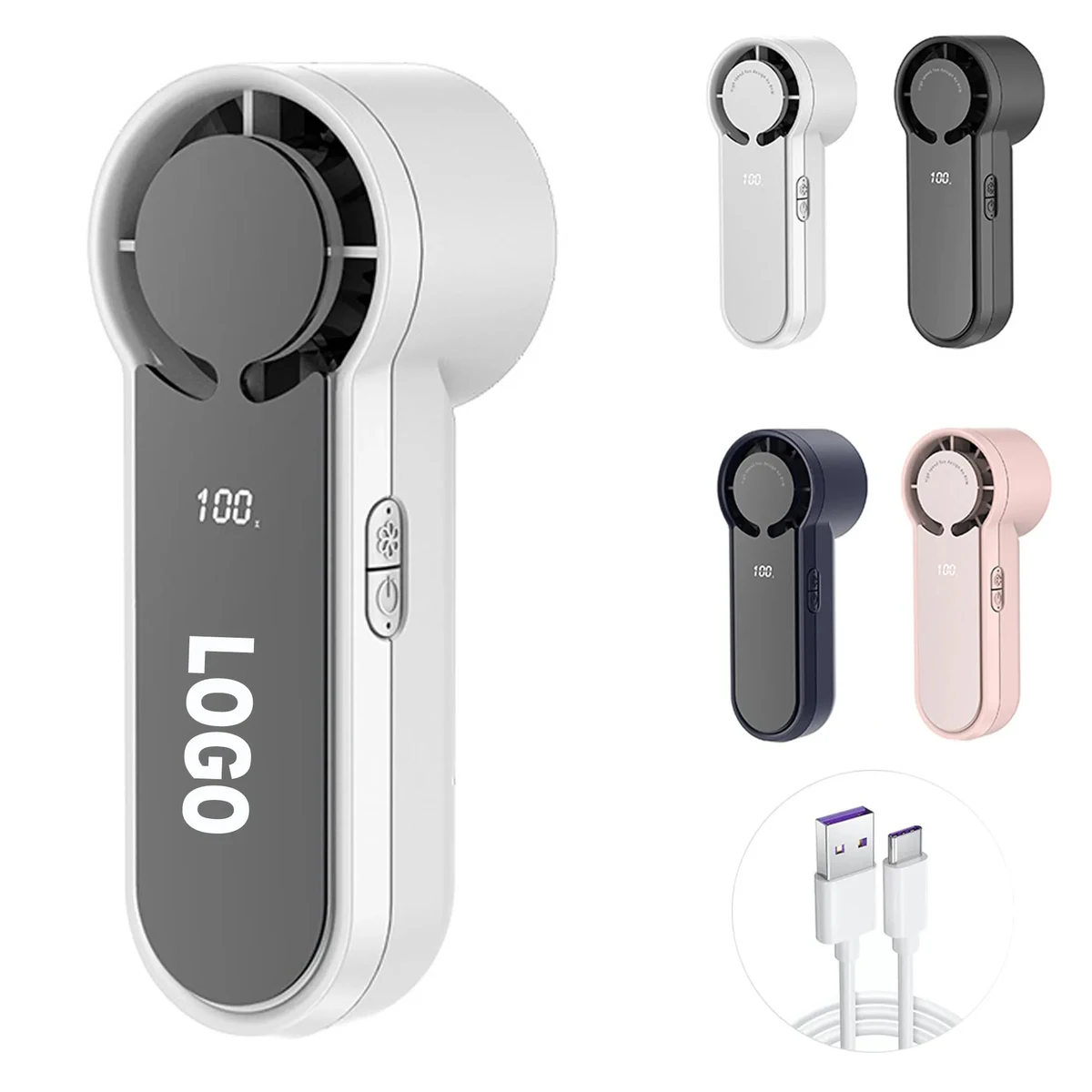 2000mAh USB Handheld Cooling Fan 1