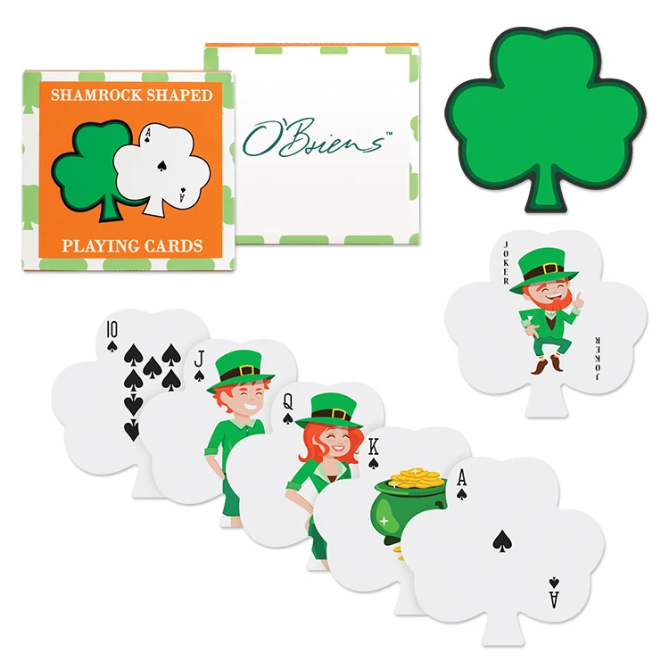 Shamrock-Shaped Playing Cards 1