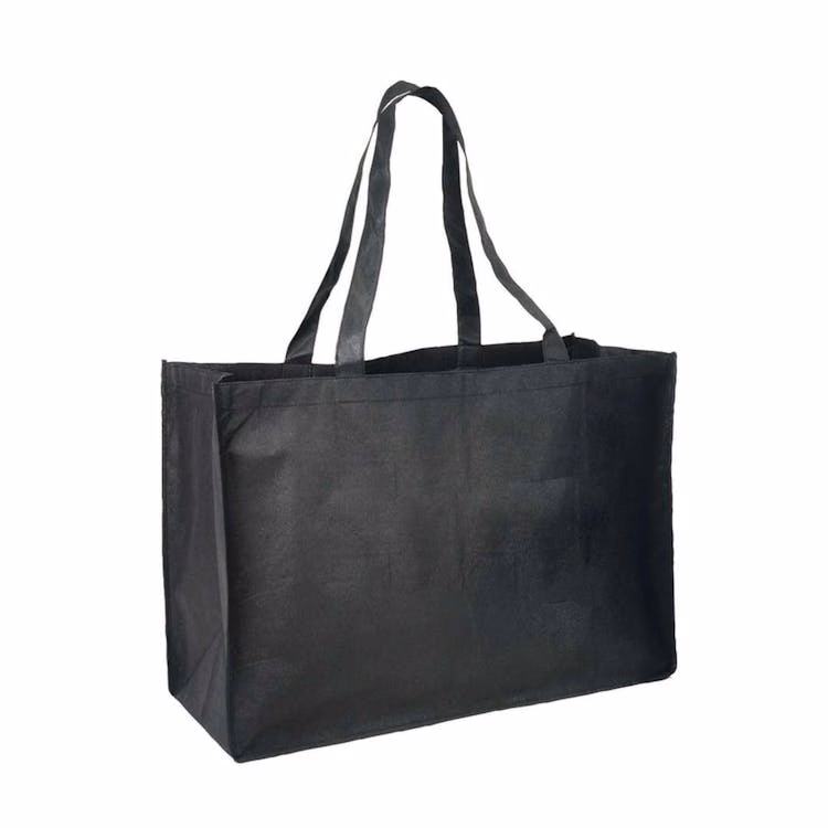 Non-Woven Tote Bag - 22" Black