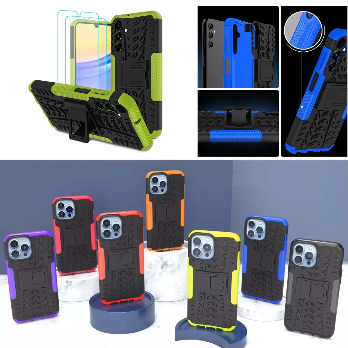 iBank ® Shockproof Case compatible with Galaxy A17/A16/S26/S25/S58 1