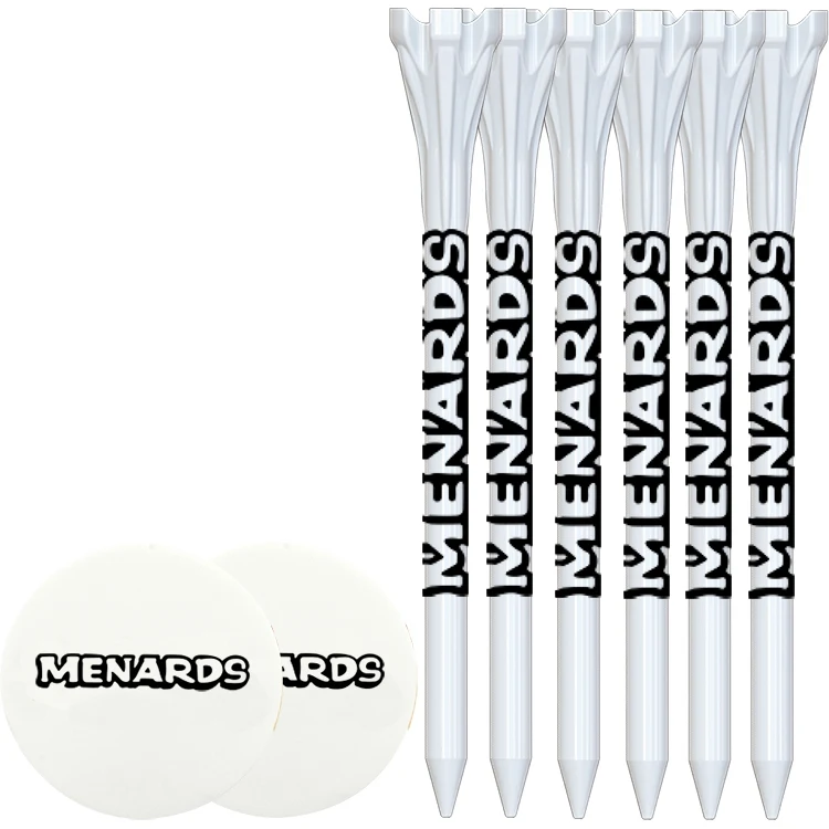 6 Flytee Tees 3-1/4", 2 Ball Markers 1