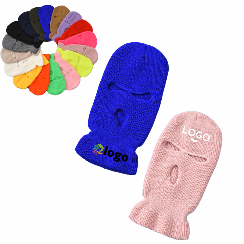 MOQ50 3-Hole Unisex Knit Full Face Cover Mask