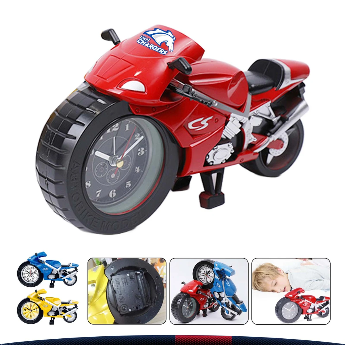 Motorcycle Alarm Clock 1