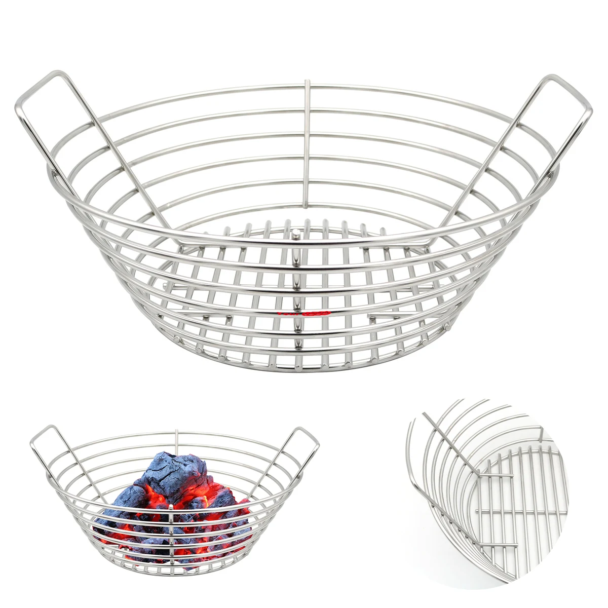 Stainless Steel Carbon Basket Barbecue Charcoal Tray 1