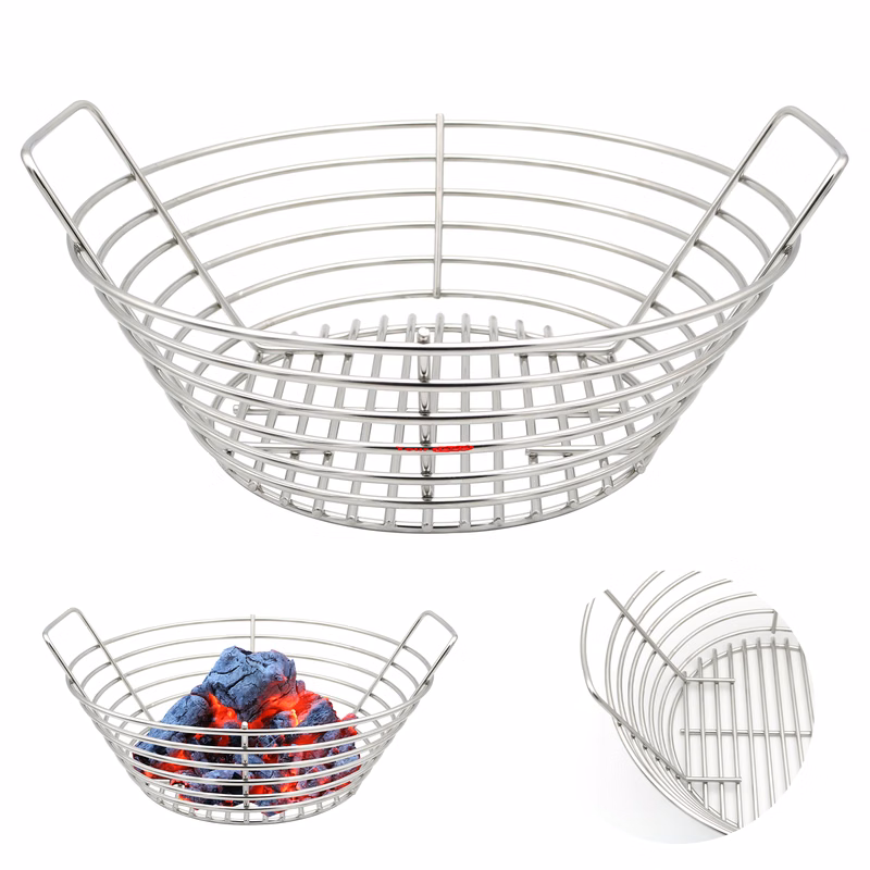 Stainless Steel Carbon Basket Barbecue Charcoal Tray