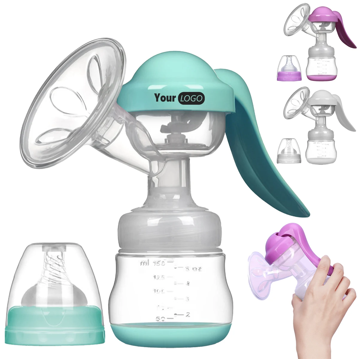 Polypropylene Manual Maternity Breast Pump 1