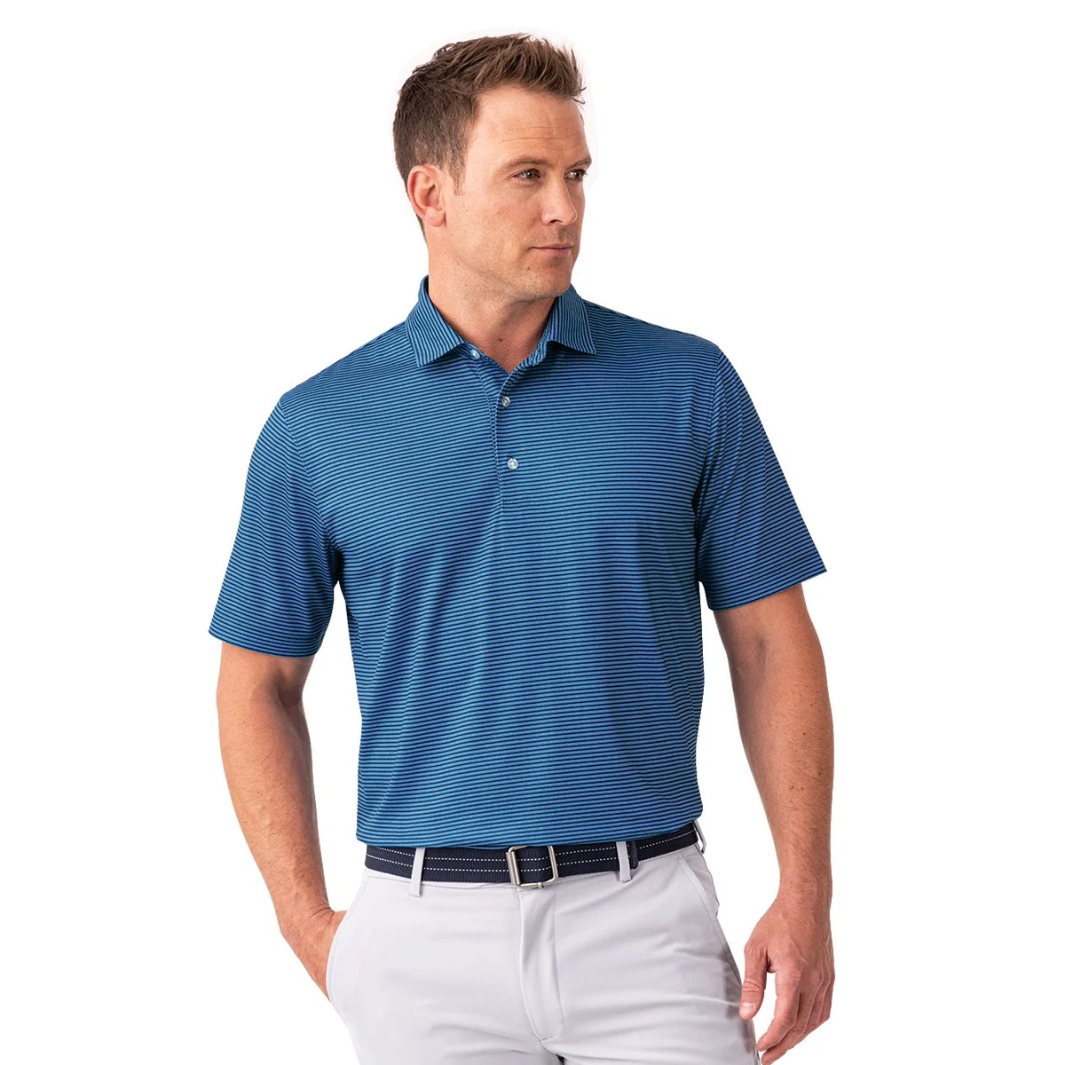 Men's Aiken Striped Polo - 155 1