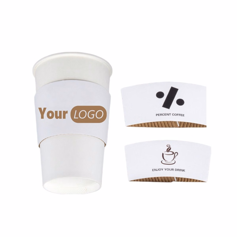 Kraft Paper Coffee Cup Sleeves