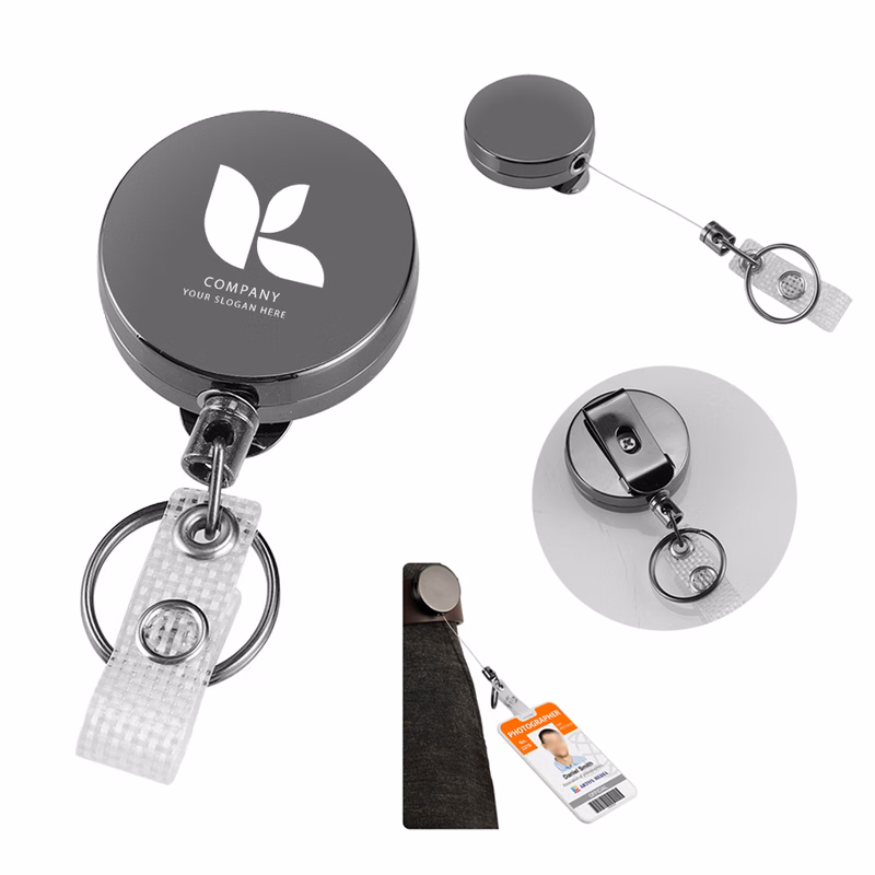 Heavy-Duty Metal Retractable Badge Reel