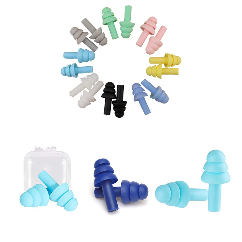Silicone Anti-Noise Earplugs In Case 1