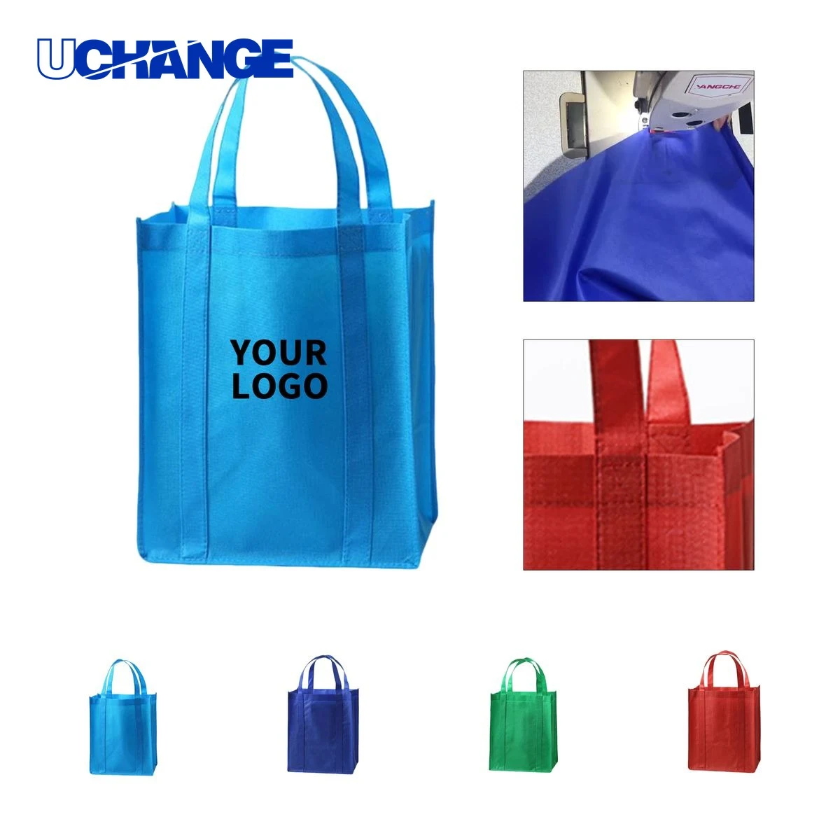 Non Woven Shopper Tote Bag Carrier 13 x 15 x 10 Inches 1