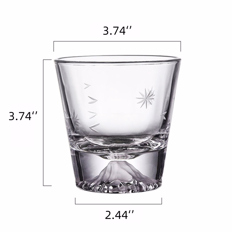 Whiskey Crystal Rock Glass