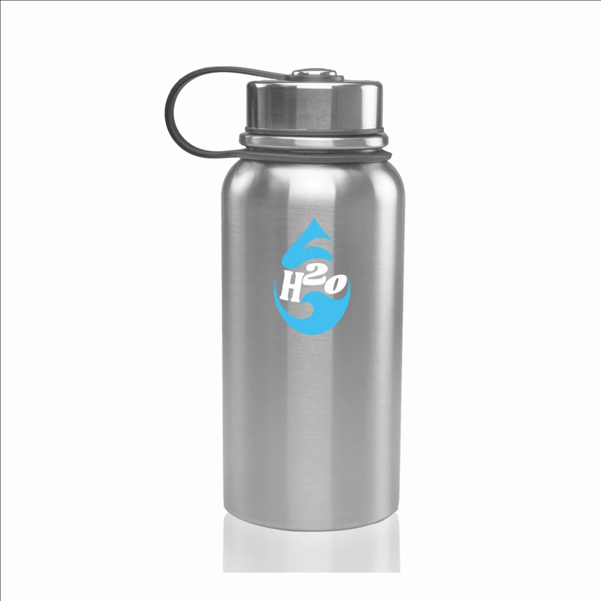 27 oz. Vacuum Sealed Stainless Steel Water Bottle (2 Color Imprint), custom water bottle with logo imprint 1