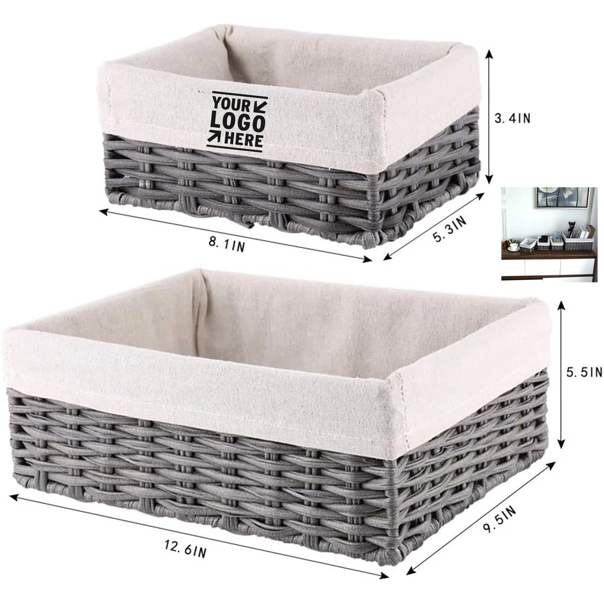 Handmade Wicker Basket 1