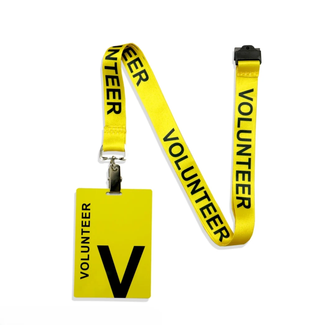 Combo Lanyard sublimated w/ PVC plastic ID Card 1