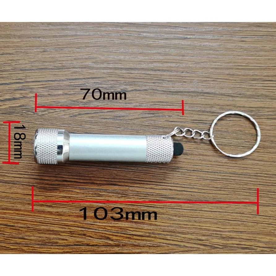 Aluminum and features Keychain Light 1