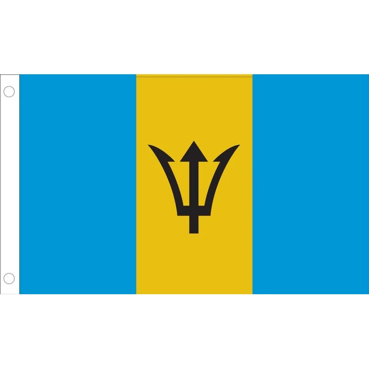 Barbados Flag - 2' x 3' - Nylon 1