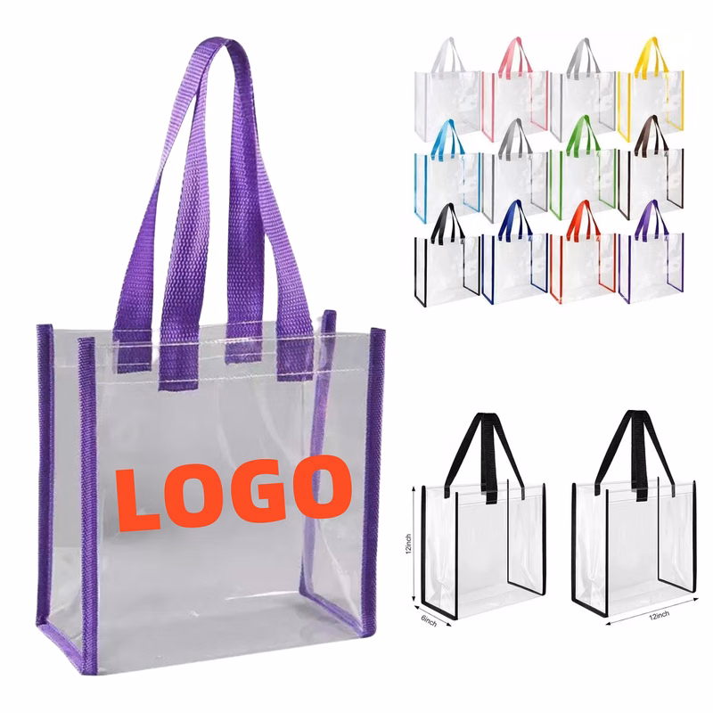 Clear Stadium Tote Bag 12"