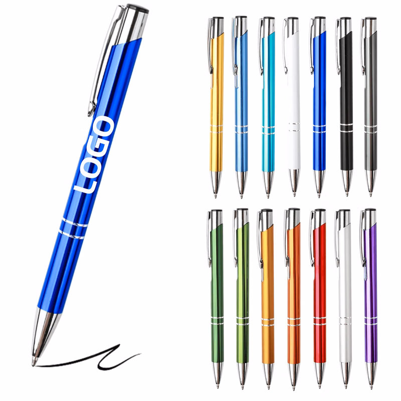 Portable Metal Retractable Ballpoint Pen
